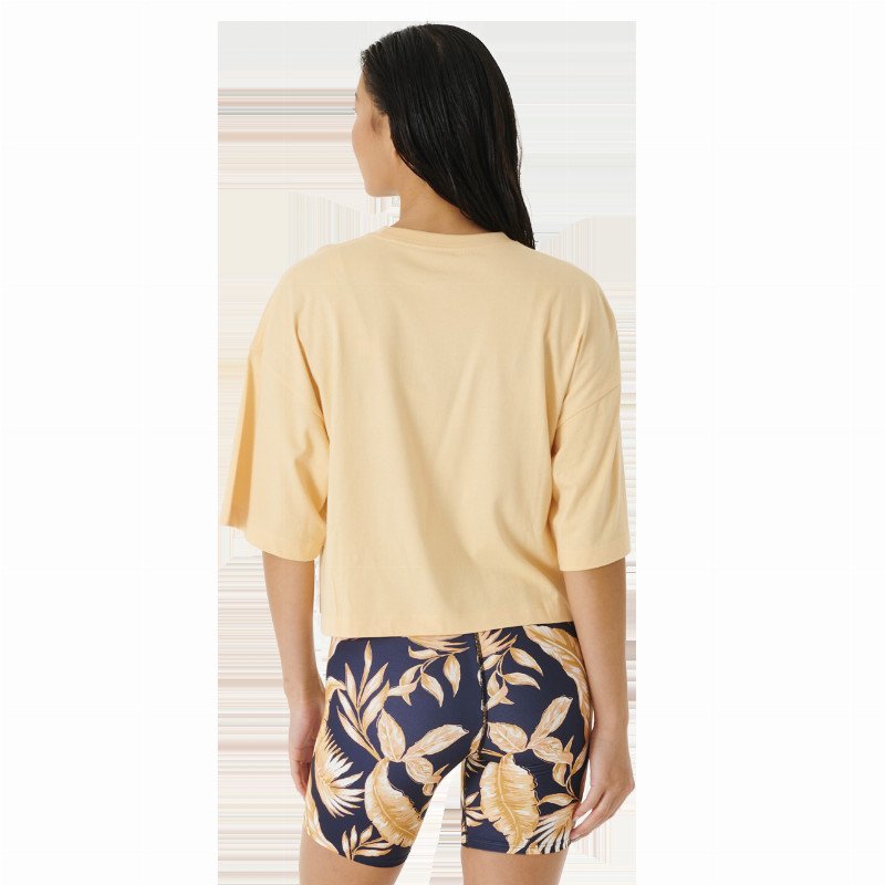 Seacell Crop Heritage T-Shirt in Blush