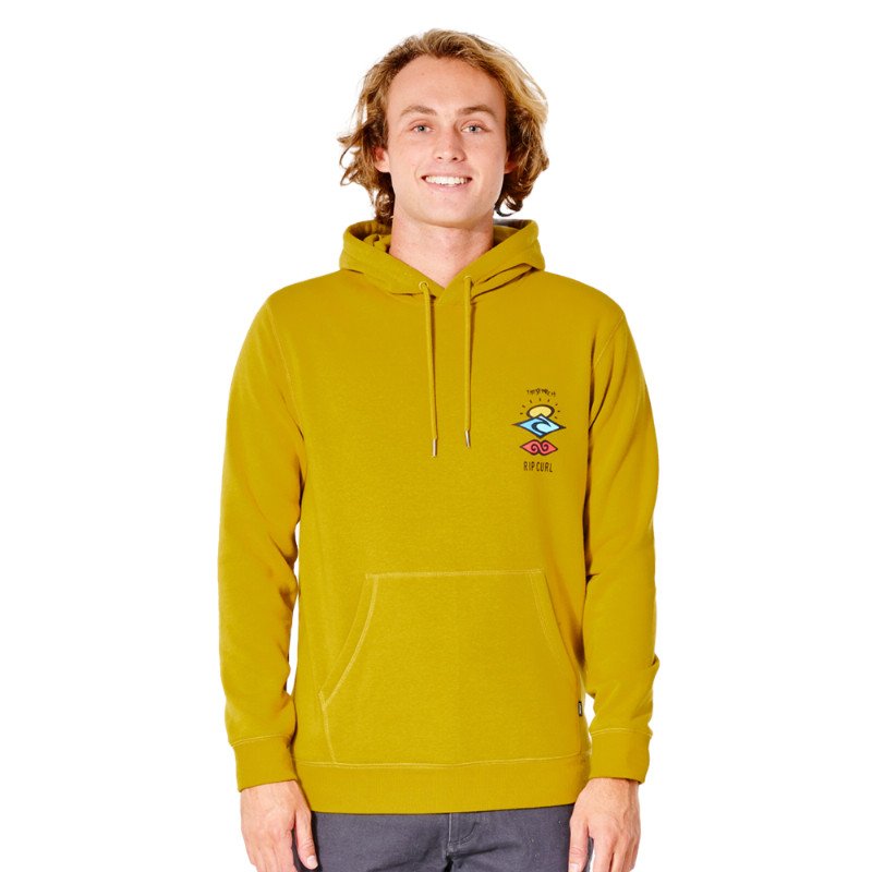 Rip Curl Search Icon Hoody - Vintage Yellow