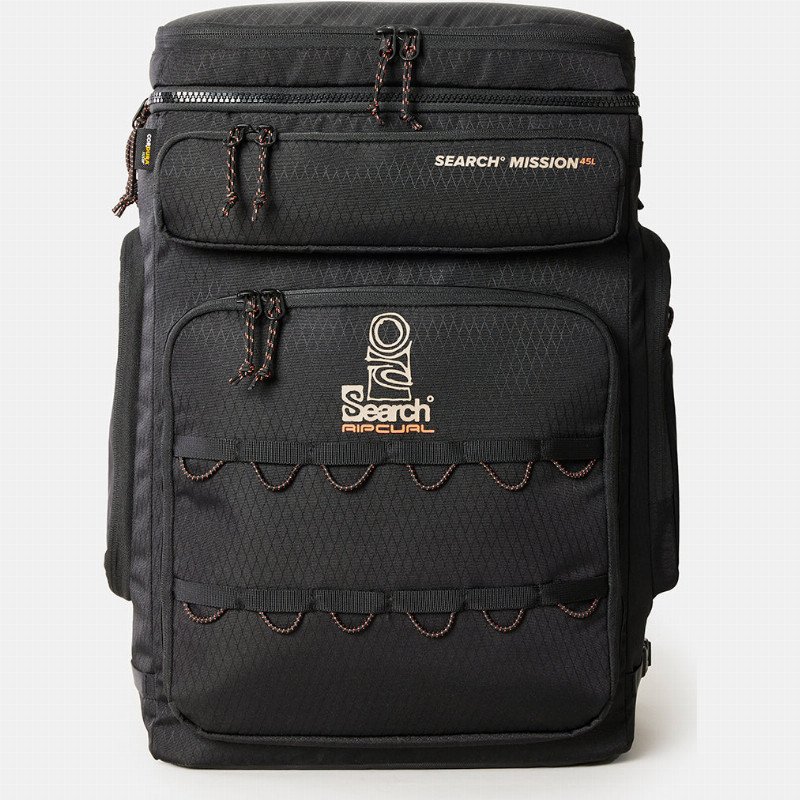 Search Mission Cordura 45L Backpack in Jet Black
