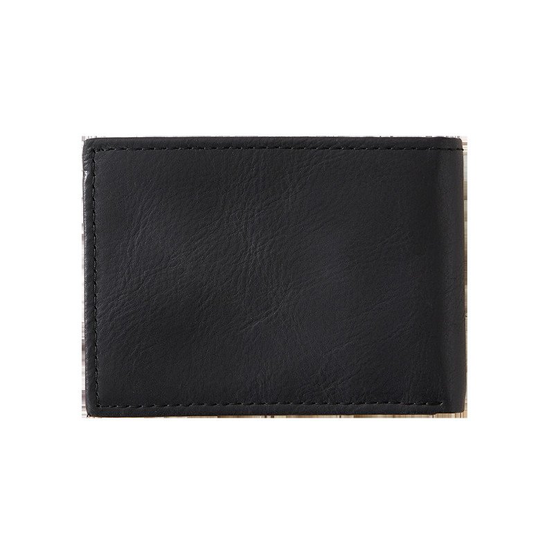 Stacked RFID Slim Wallet in Black