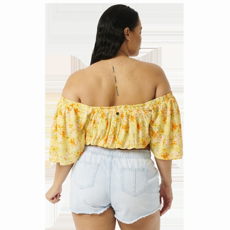 Summer Rain Top in Straw