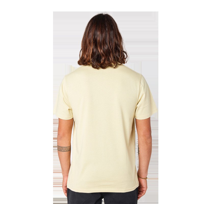 Surf Paradise Badge T-Shirt in Vintage Yellow