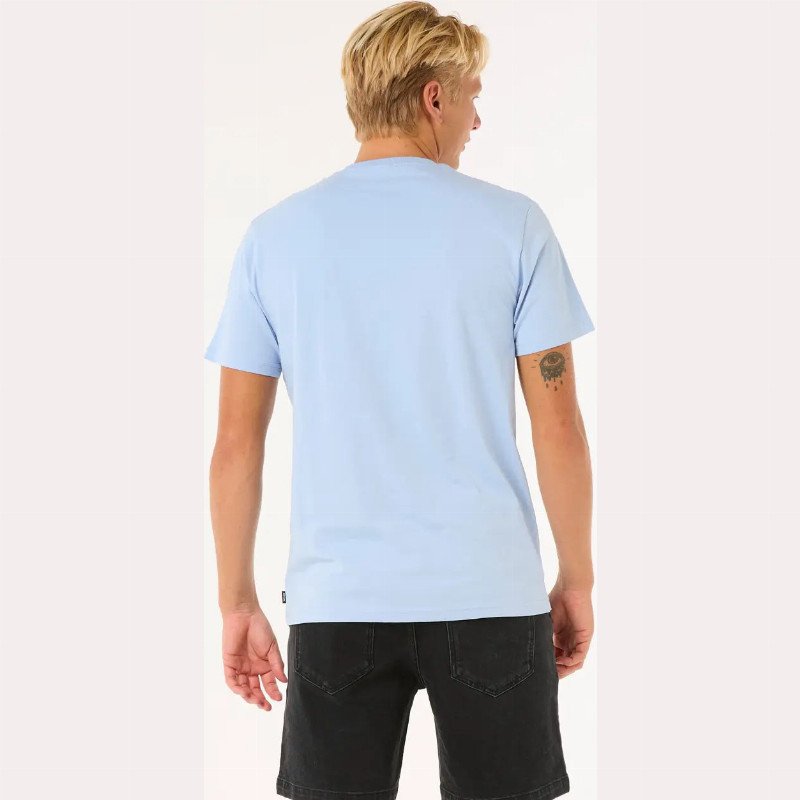 Surf Paradise Badge Update T-Shirt in Ice Blue