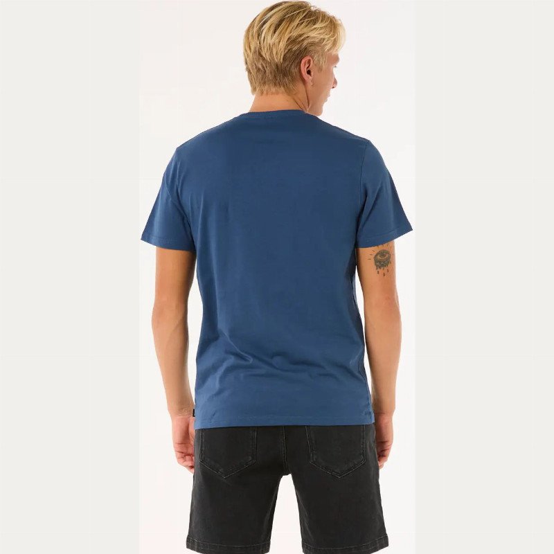 Surf Paradise Badge Update T-Shirt in Washed Navy