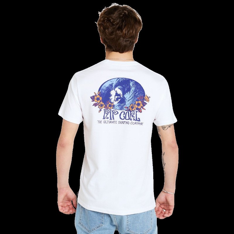Surf Paradise F & B T-Shirt in White