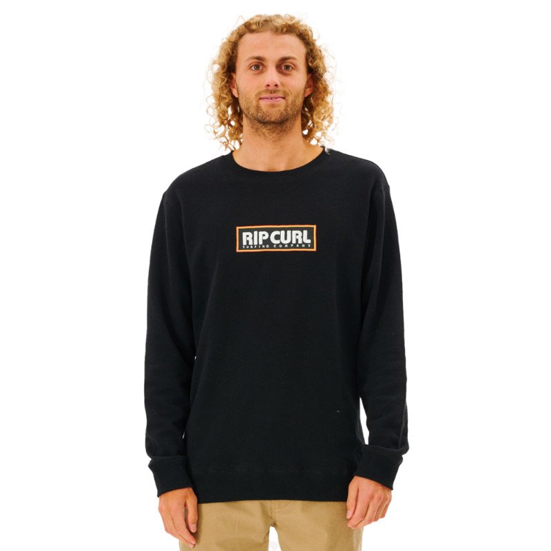 Rip Curl Surf Revival Fleece Sweatshirt - Black