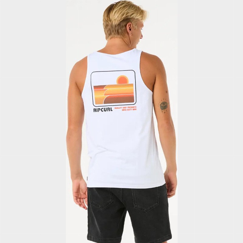 Surf Revival Peaking Vest in White