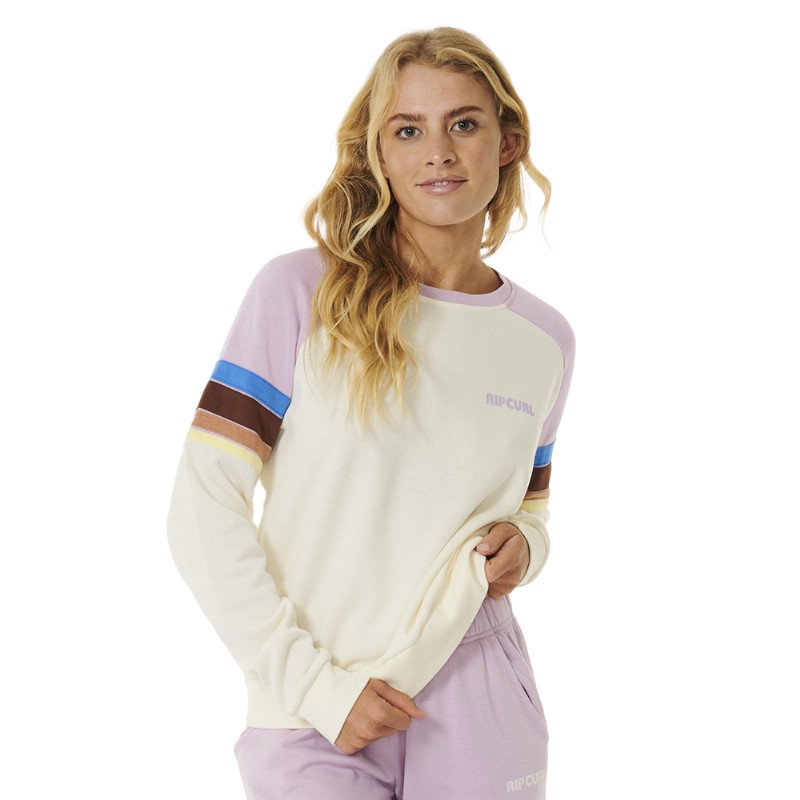 Rip Curl Surf Revival Raglan Sweatshirt - Lilac