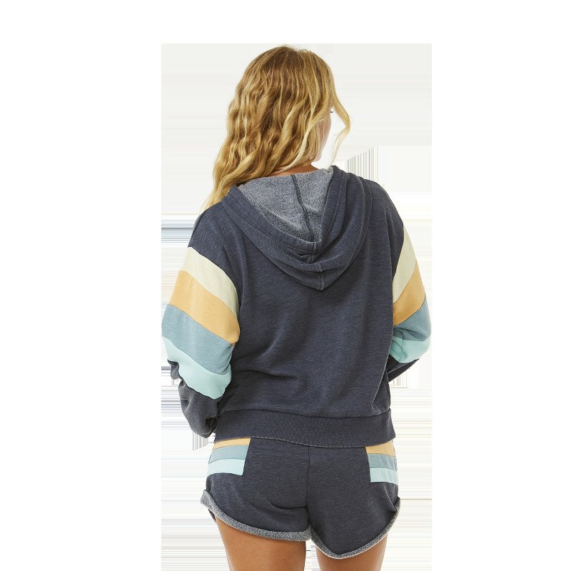 SURF REVIVAL ZIP HOODIE IN NAVY