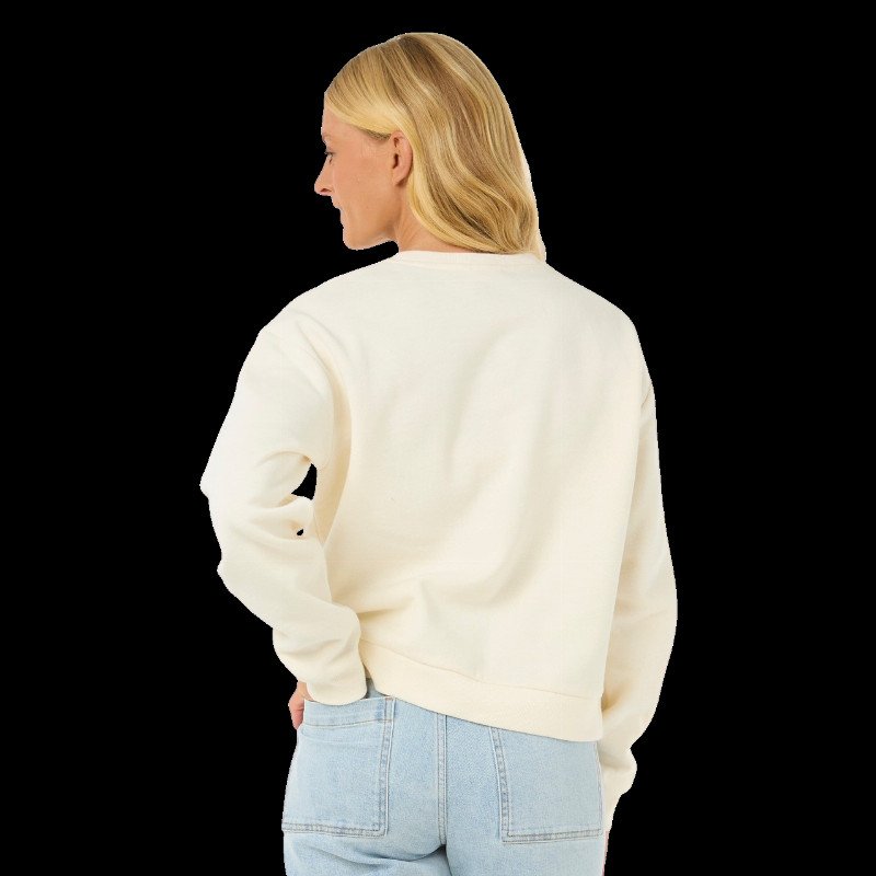 Surfarama Relaxed Sweatshirt in Bone