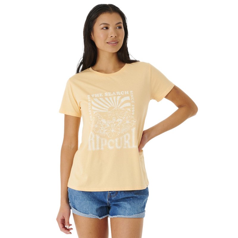 Rip Curl Tropical Sunset Standard T-Shirt - Blush