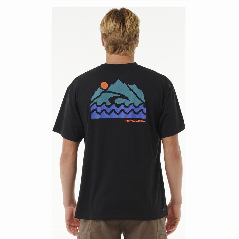 VaporCool Search Trek T-Shirt in Black