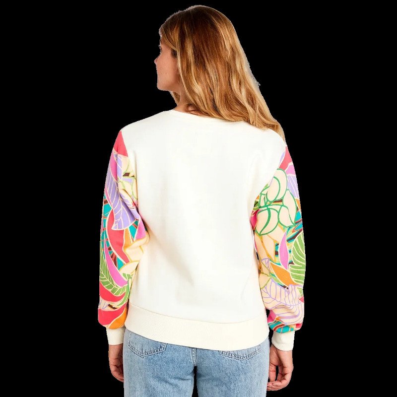 Wavy Print Sweatshirt in Lily