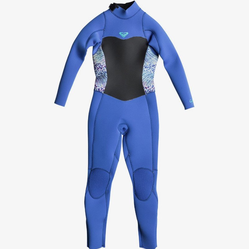 3/2MM SYNCRO SERIES - BACK ZIP GBS WETSUIT FOR GIRLS 2-7 BLUE