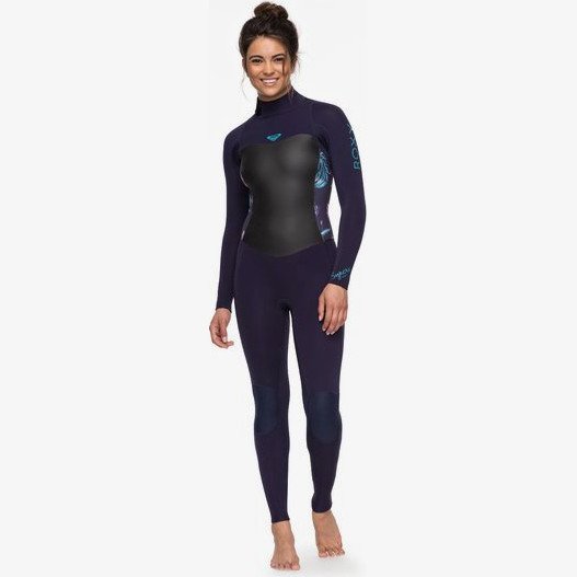 3/2MM SYNCRO SERIES - BACK ZIP GBS WETSUIT FOR WOMEN BLUE