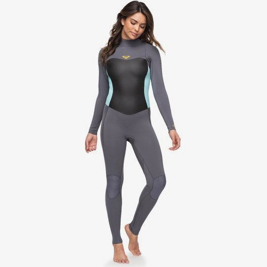 3/2MM SYNCRO SERIES - BACK ZIP GBS WETSUIT FOR WOMEN GREEN