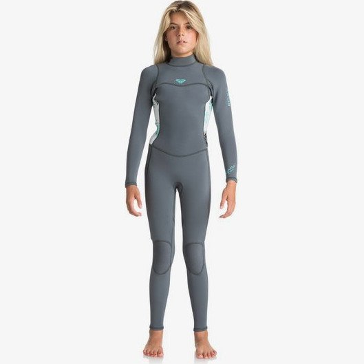 3/2MM SYNCRO SERIES - BACK ZIP WETSUIT FOR GIRLS 8-16 BLUE