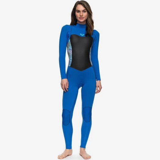4/3MM SYNCRO SERIES - BACK ZIP GBS WETSUIT FOR WOMEN BLUE