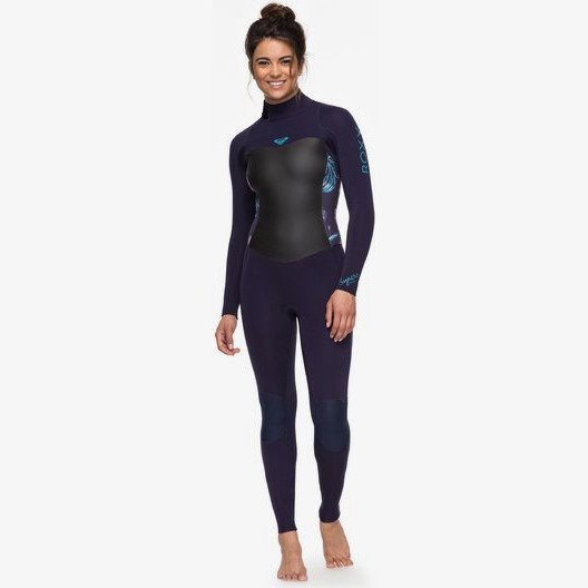 4/3MM SYNCRO SERIES - BACK ZIP GBS WETSUIT FOR WOMEN BLUE