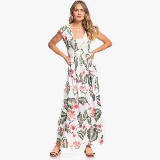 A DAY AT TRIBECA - SLEEVELESS MAXI DRESS FOR WOMEN WHITE