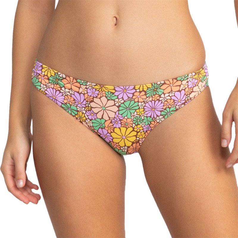 Roxy All About Sol Hipster Bikini Bottoms - Rootbeer