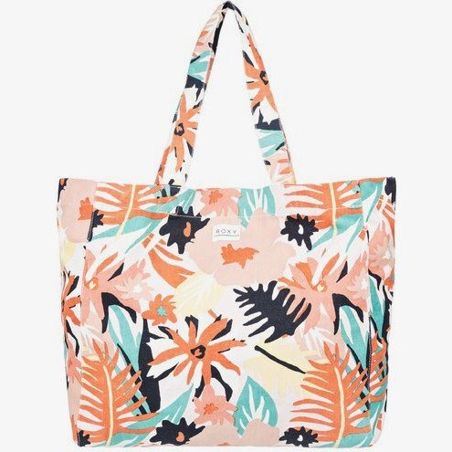 Anti Bad Vibes 25L - Large Canvas Tote Bag - Pink - Roxy