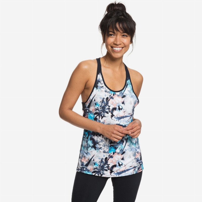 BE YOU - TECHNICAL VEST TOP FOR WOMEN BLUE