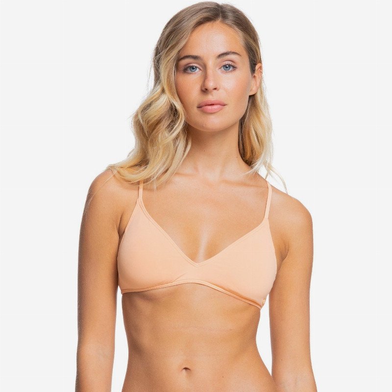 Beach Classics - Athletic Bikini Top for Women - Orange - Roxy