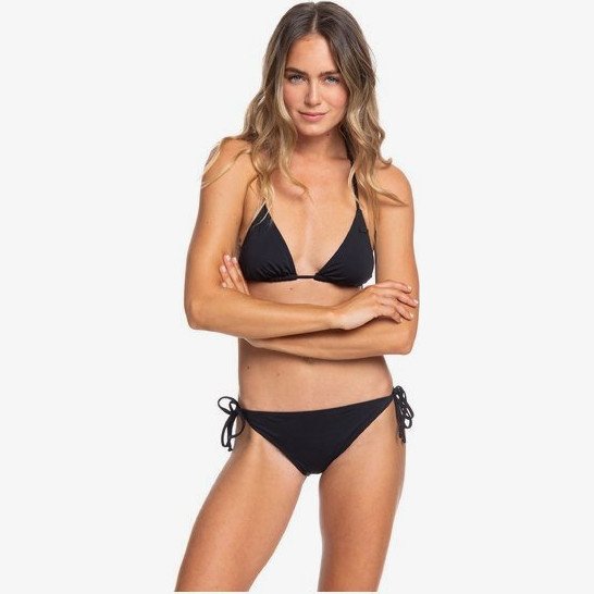 Beach Classics - Tiki Tri Bikini Set for Women - Black - Roxy