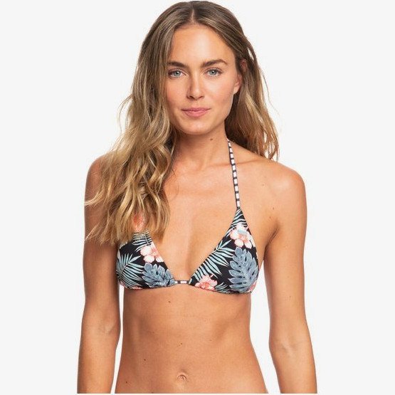 Beach Classics - Tiki Tri Bikini Top for Women - Black - Roxy