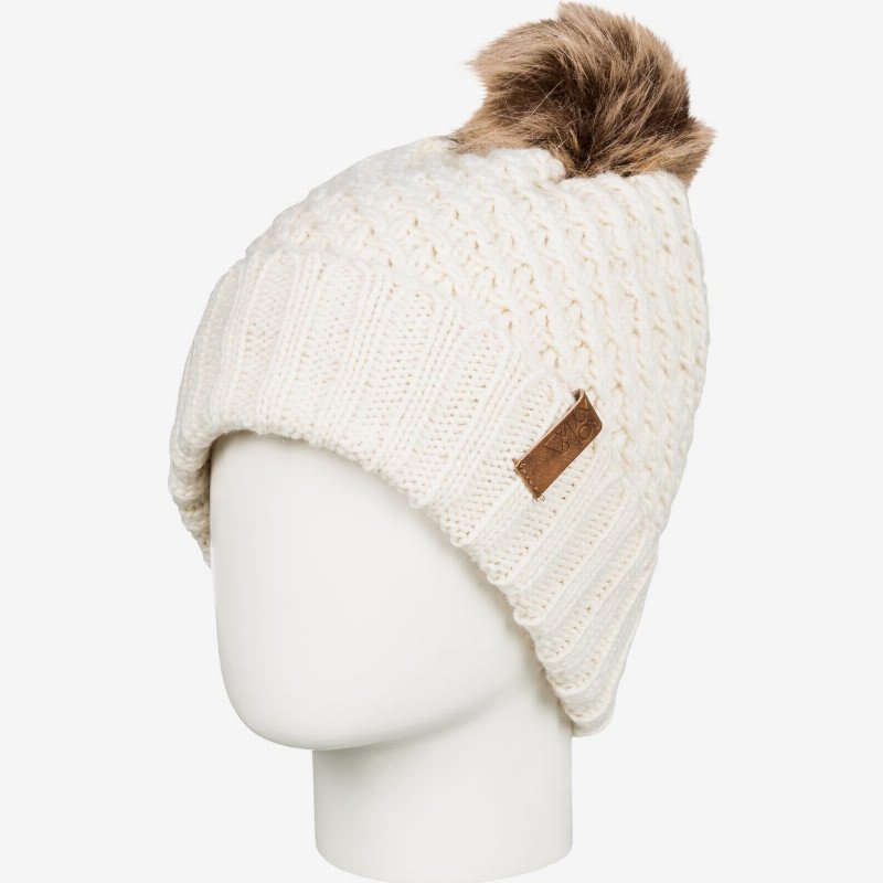 Blizzard - Pom-Pom Beanie - Beige - Roxy