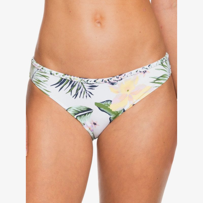 ROXY Bloom - Full Bikini Bottoms for Women - White - Roxy