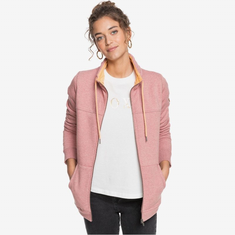 Boat Trip - Zip-Up Sweatshirt for Women - Pink - Roxy