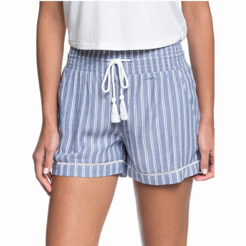 Bold Blooms - Beach Shorts for Women