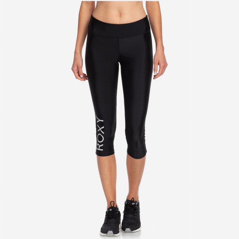 Brave For You - Sports Capri Leggings for Women - Black - Roxy