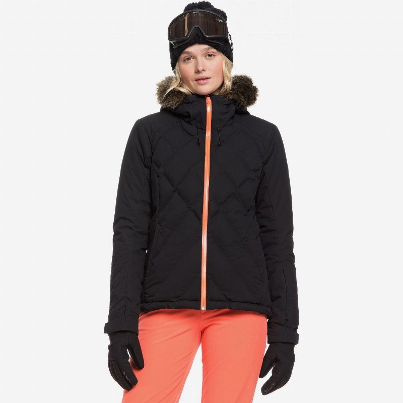 Breeze - Snow Jacket for Women - Black - Roxy