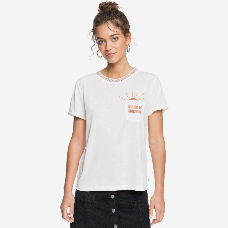 Breezy Ocean - T-Shirt for Women - White - Roxy