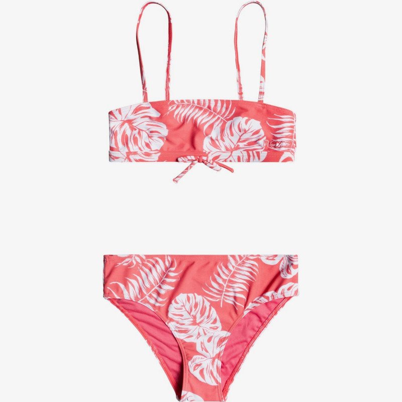 California Friends - Bandeau Bikini Set for Girls 8-16 - Pink - Roxy