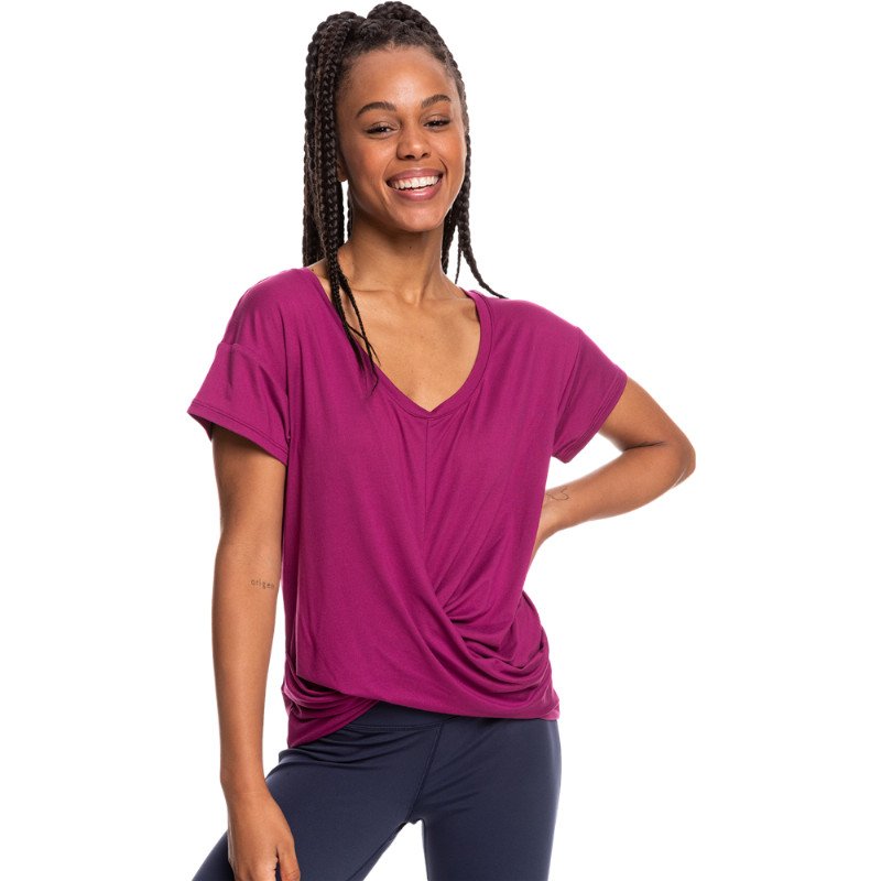 Roxy Chill And Relax T-Shirt - Boysenberry
