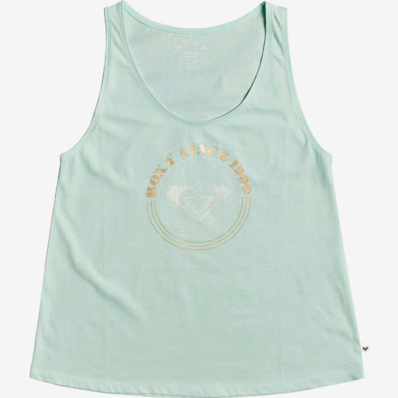 Closing Party - Organic Vest Top for Women - Green - Roxy