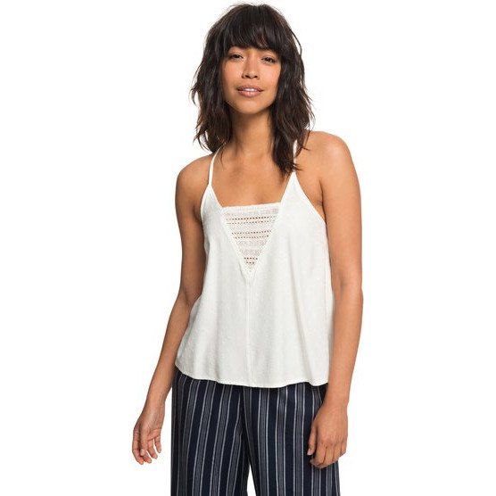 COLOR SPACES - STRAPPY TOP FOR WOMEN WHITE
