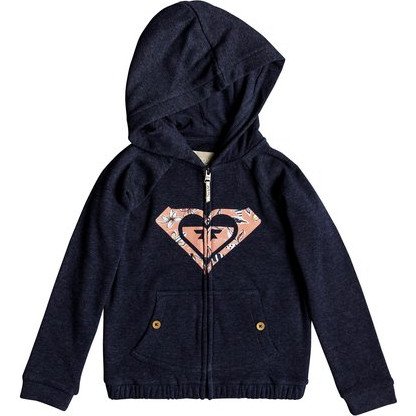 COMING IN TAILS - ZIP-UP HOODIE FOR GIRLS 2-7 BLUE