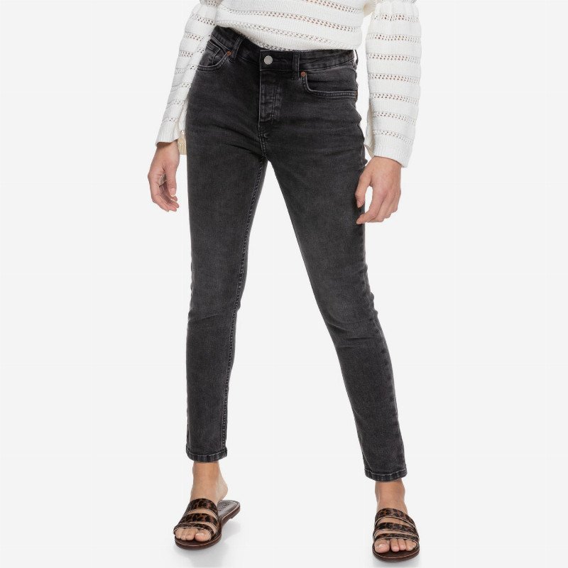 Cool Memory Black - Skinny Jeans for Women - Black - Roxy