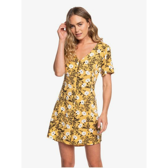 roxy yellow dress