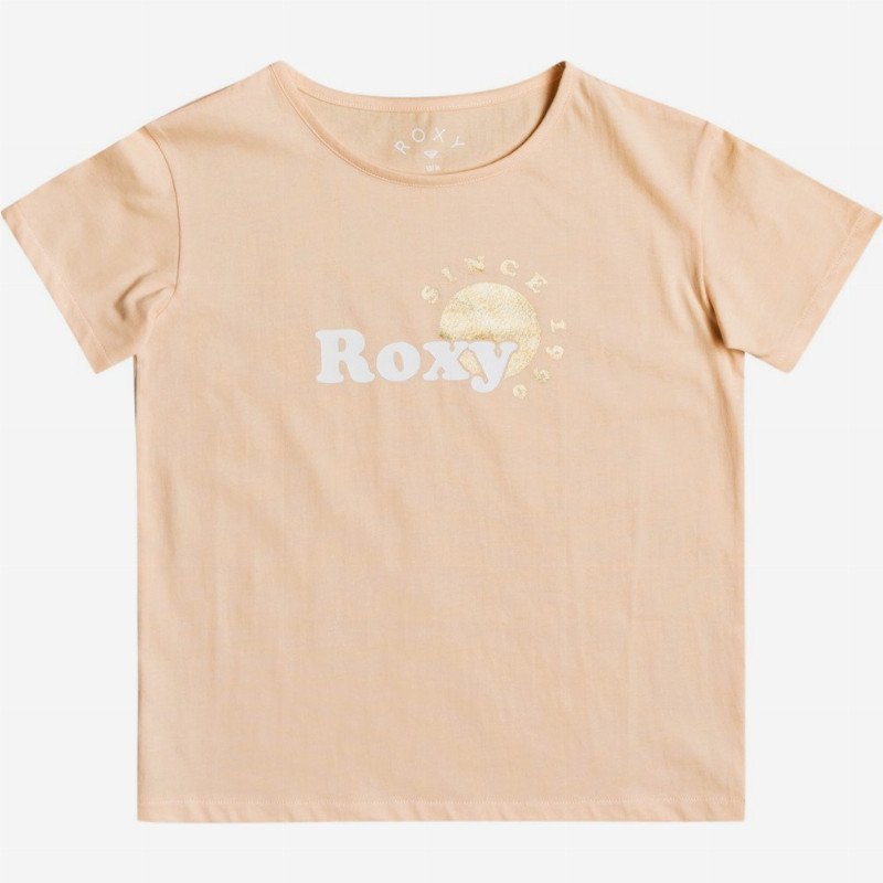Day And Night - Organic T-Shirt for Girls 4-16 - Orange - Roxy
