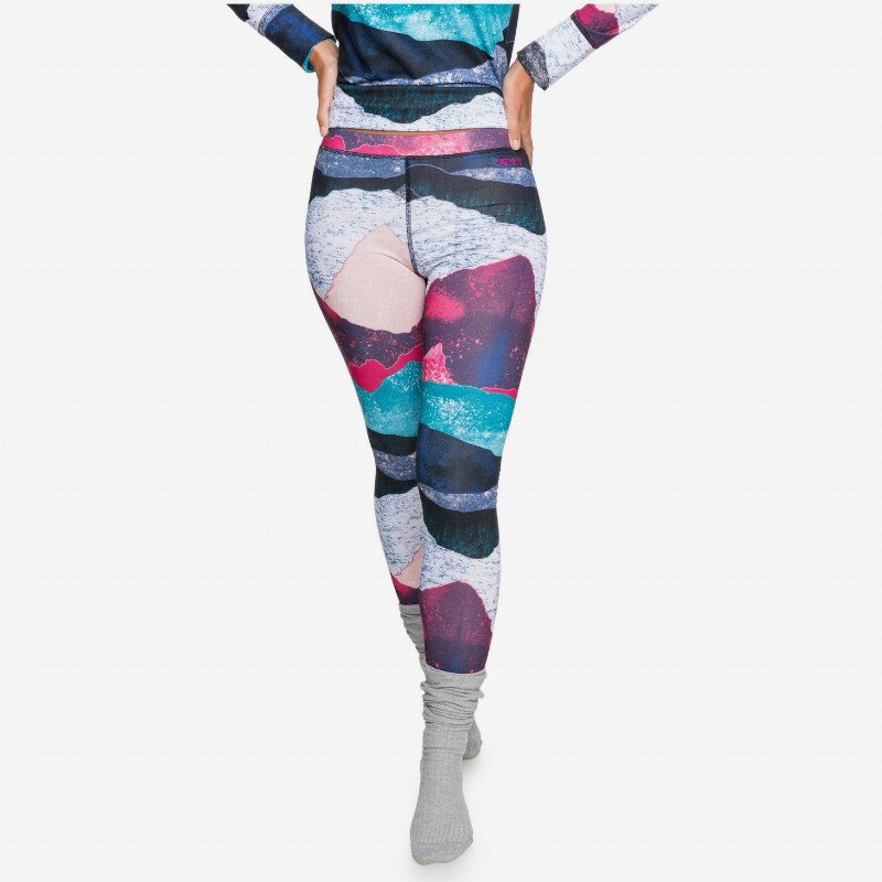 Daybreak - Technical Base Layer Bottoms for Women - White - Roxy