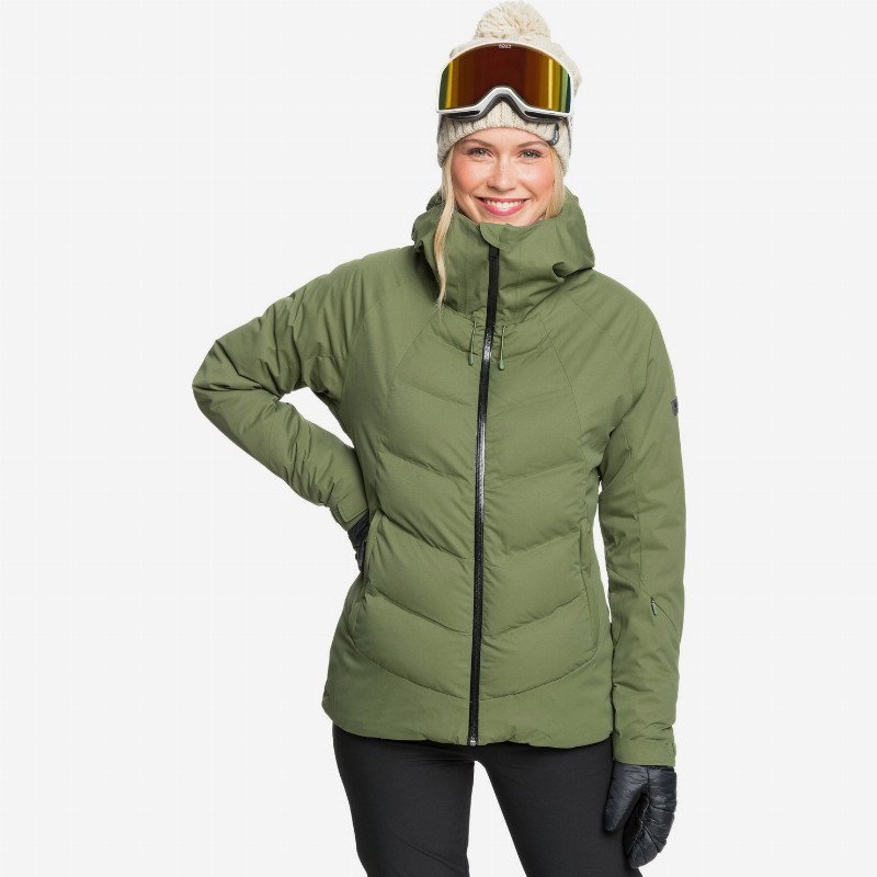 Dusk - Snow Jacket for Women - Green - Roxy