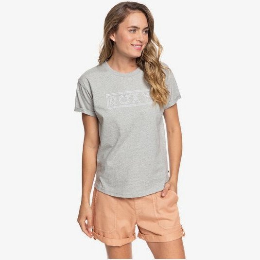 Epic Afternoon - T-Shirt for Women - Grey - Roxy