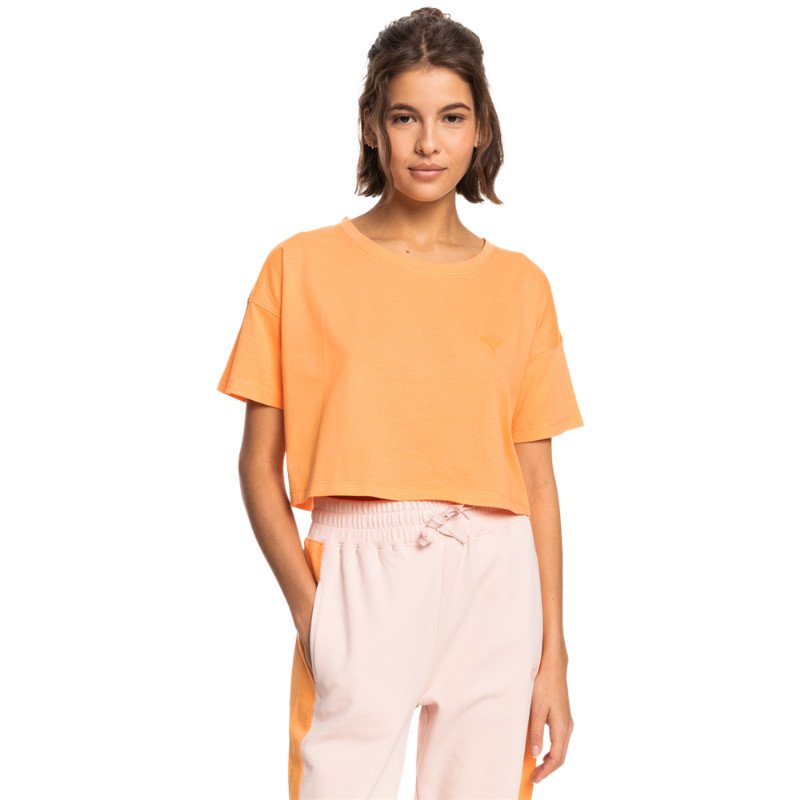 Roxy Essential Crop T-Shirt - Mock Orange