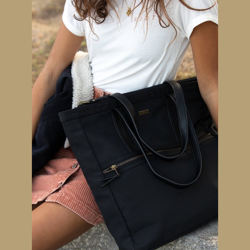 Evergreen 10L - Small Tote Bag - Black - Roxy